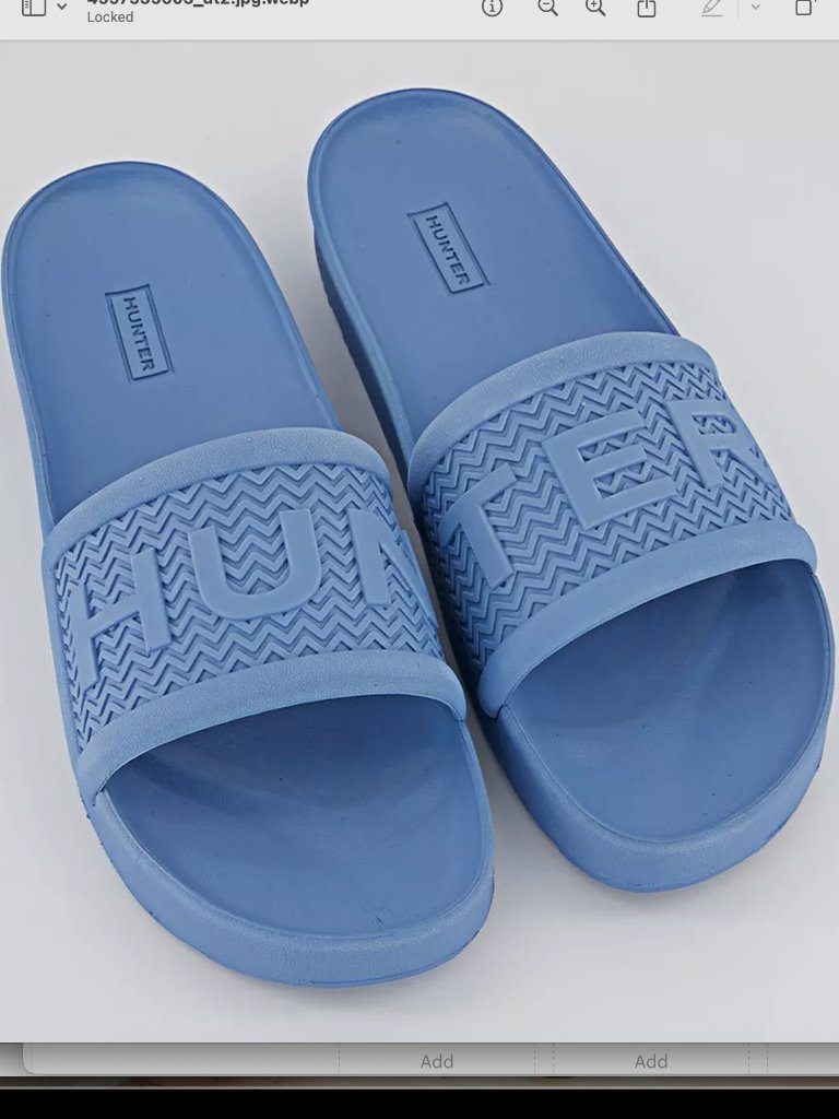 Brand New Hunter Blue Slides In Us 10Eu 43